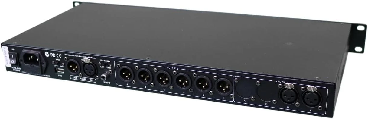 سیستم مدیریت بلندگوی دیجیتال کنترل شده با کامپیوتر MARANI DPA2655QR با 2 ورودی XLR، 6 خروجی XLR و میکسر ماتریسی USB DSP