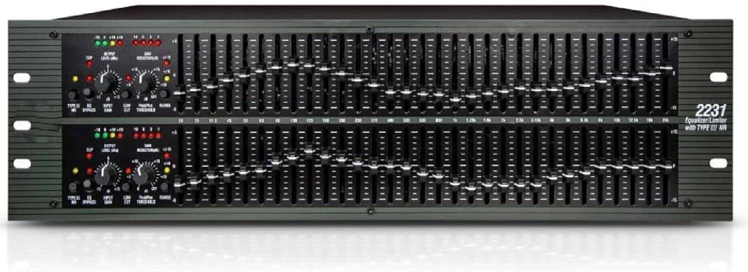 اکولایزر دوگانه، اکولایزر حرفه ای دو کاناله 31 باندی 2231 مناسب برای ایستگاه های رادیویی/استودیوهای ضبط/پروژه های بزرگ/اجراهای زنده و سایر موارد