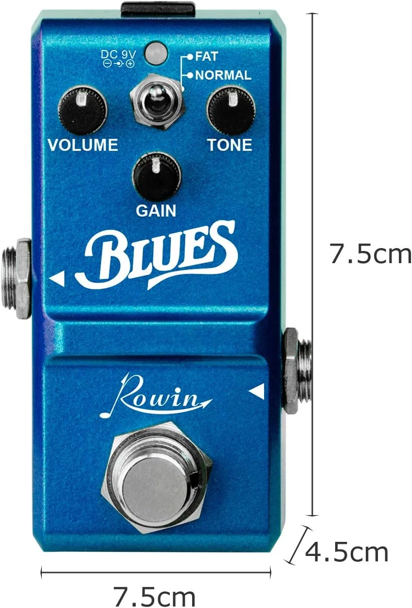 پدال بلوز Lixada LN-321 با پاسخ فرکانسی گسترده، پدال افکت اوردرایو سبک بلوز برای گیتار پدال بلوز Lixada LN-321 با پاسخ فرکانسی گسترده، پدال افکت اوردرایو سبک بلوز برای گیتار