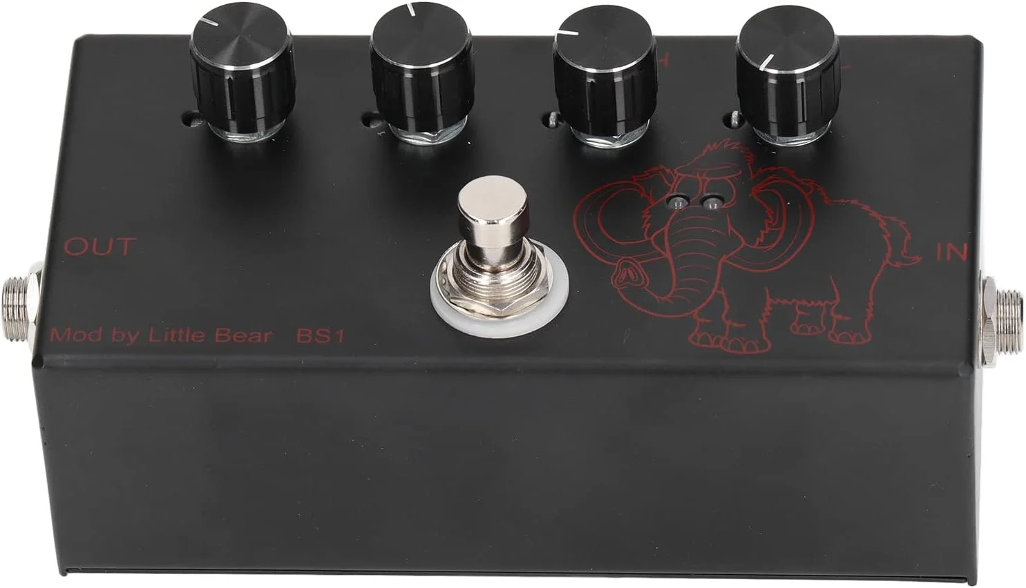 پدال افکت گیتار آلیاژ آلومینیوم با عملکرد بای‌پس، عملکرد پایدار و قدرتمند برای گیتار الکتریک باس DC9-12V