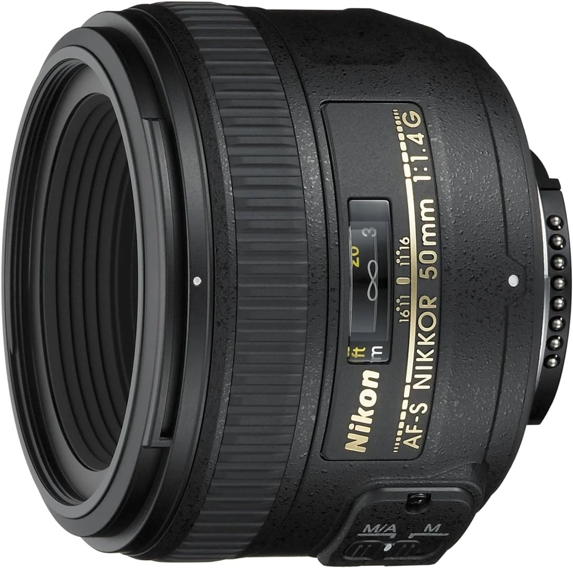 لنز نیکون AF-S NIKKOR 50mm f/1.4G، مشکی