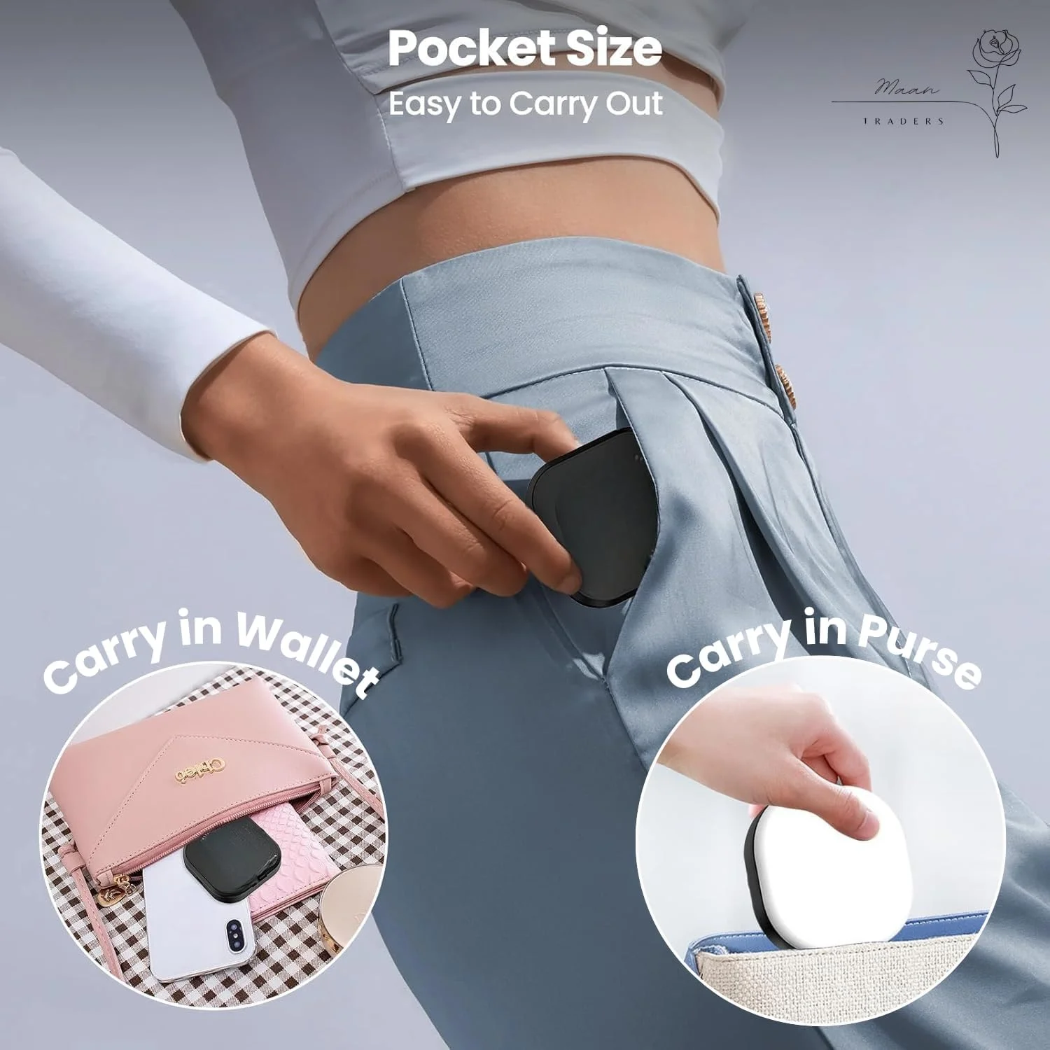 نور پرکننده جیبی کوچک تلفن - نور سلفی HD قابل حمل و کنفرانس ویدیویی | 3 دمای رنگ، LED گیره ای برای دوربین و تلفن هوشمند