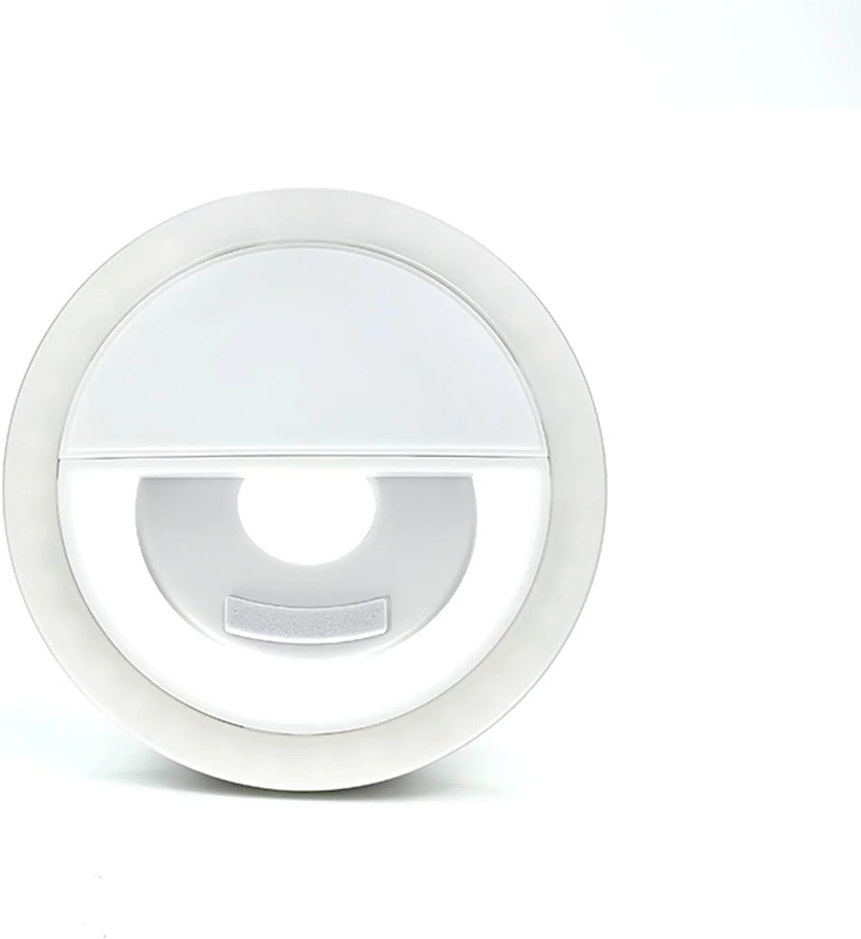 حلقه نور ال ای دی برای گوشی، حلقه نور با قابلیت تنظیم نور، 4 حالت نور، قابل شارژ از طریق USB، برای گوشی، لپ تاپ، برای ویدیو، عکاسی، پخش زنده، سلفی حلقه نور ال ای دی برای گوشی، حلقه نور با قابلیت تنظیم نور، 4 حالت نور، قابل شارژ از طریق USB، برای گوشی، لپ تاپ، برای ویدیو، عکاسی، پخش زنده، سلفی