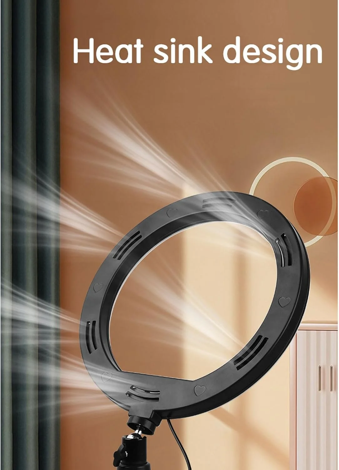 نور حلقه ای دیمر دار، نور حلقه ای USB رومیزی، با پایه سه پایه، قابل شارژ از طریق USB، نورپردازی 360 درجه قابل چرخش، برای ویدئو، عکاسی، پخش زنده نور حلقه ای دیمر دار، نور حلقه ای USB رومیزی، با پایه سه پایه، قابل شارژ از طریق USB، نورپردازی 360 درجه قابل چرخش، برای ویدئو، عکاسی، پخش زنده