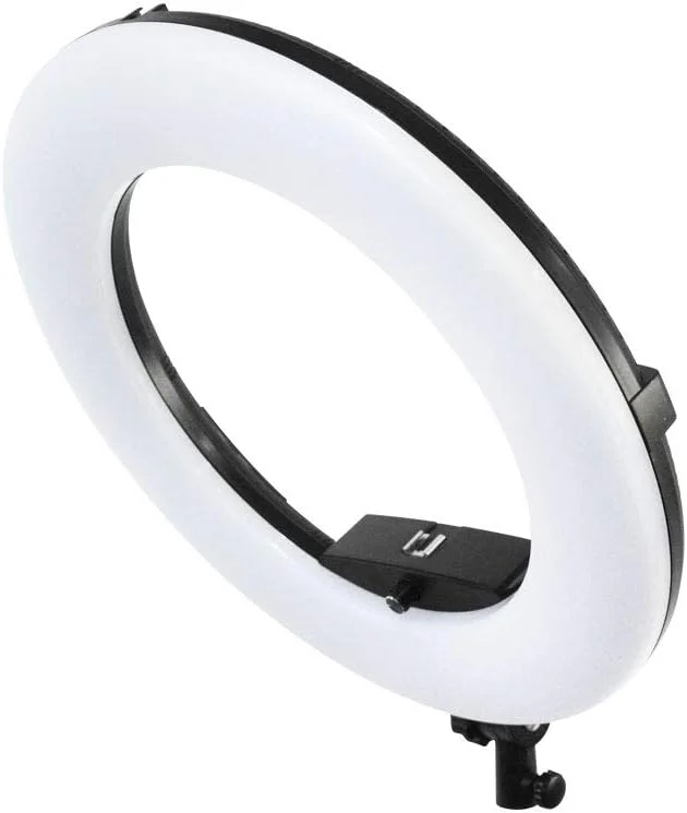 AECAM - Yidoblo FE-480 کیت نور حلقه ای قابل تنظیم برای دوربین عکاسی/استودیو/فیلمبرداری 18 اینچ 96 وات 480 LED + سه پایه 200 سانتی متری + کیف (سبز)