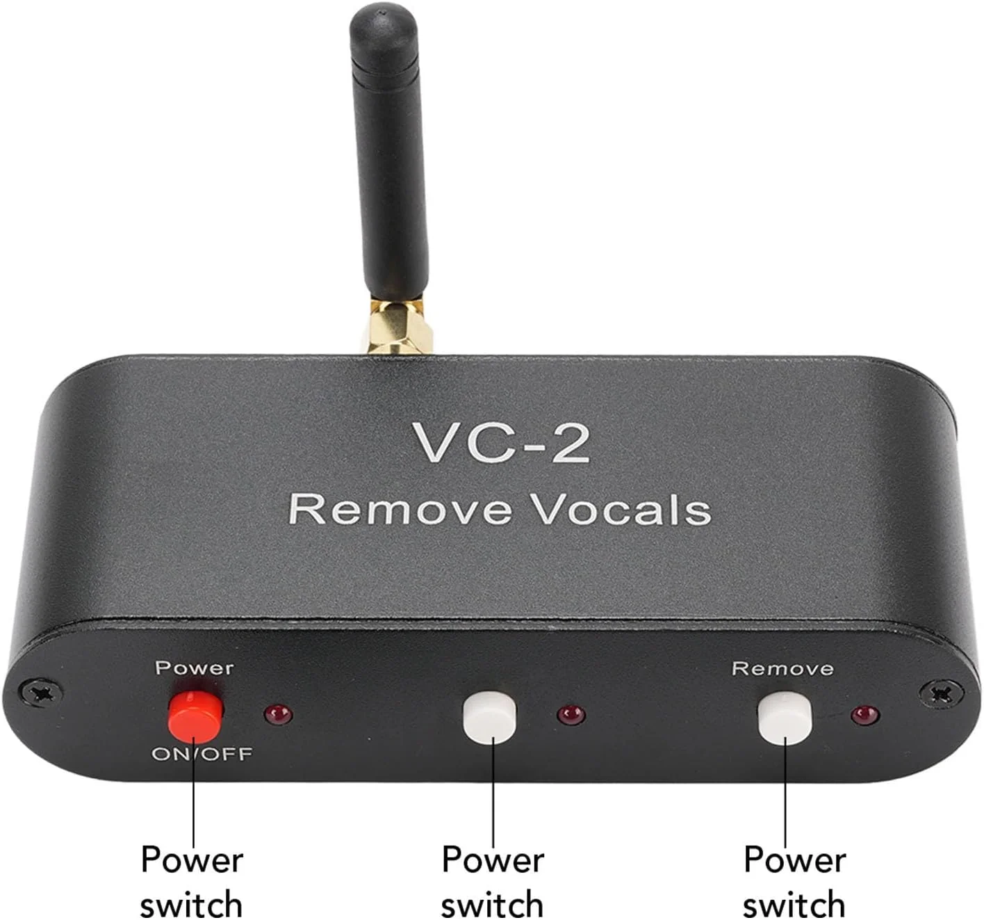 حذف کننده صدای خواننده کارائوکه VC-2، حذف کننده صدای واقعی 5.0 با ورودی و خروجی AUX 3.5 میلی متری برای بلندگوها، دستگاه های کارائوکه، تلفن ها و کامپیوترها