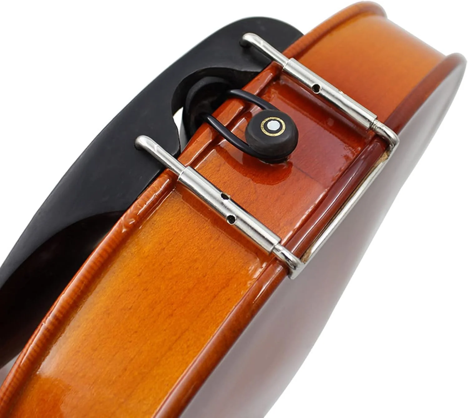 سیم گیر ویولن Keenso با زه آبنوس، 4 کوک تنظیم دقیق، قطعه جایگزین برای ویولن 4/3 و 4/4