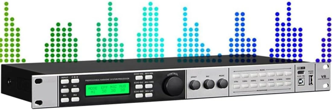 اکولایزرهای صوتی حرفه ای، اکولایزر گرافیکی استریو 16 باندی، 15 افکت سفارشی، رفع اشکال PC، سرکوب کننده فیدبک دیجیتال 3 مرحله ای، تغییر گام سه بعدی 7 قسمتی، برای استودیوی ضبط اکولایزرهای صوتی حرفه ای، اکولایزر گرافیکی استریو 16 باندی، 15 افکت سفارشی، رفع اشکال PC، سرکوب کننده فیدبک دیجیتال 3 مرحله ای، تغییر گام سه بعدی 7 قسمتی، برای استودیوی ضبط