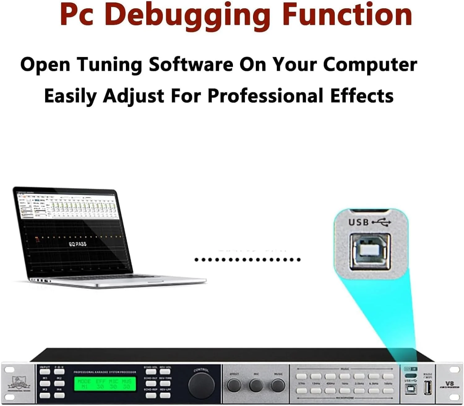 اکولایزرهای صوتی حرفه ای، اکولایزر گرافیکی استریو 16 باندی، 15 افکت سفارشی، رفع اشکال PC، سرکوب کننده فیدبک دیجیتال 3 مرحله ای، تغییر گام سه بعدی 7 قسمتی، برای استودیوی ضبط اکولایزرهای صوتی حرفه ای، اکولایزر گرافیکی استریو 16 باندی، 15 افکت سفارشی، رفع اشکال PC، سرکوب کننده فیدبک دیجیتال 3 مرحله ای، تغییر گام سه بعدی 7 قسمتی، برای استودیوی ضبط