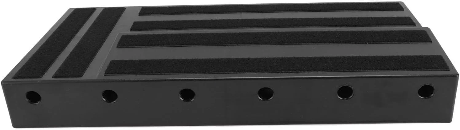 کیف پدال بورد گیتار Jiawu، پدال بورد افکت جمع و جور و کاربردی برای خانه، مدرسه و اجرای زنده، 55x27x7 سانتی متر، ABS