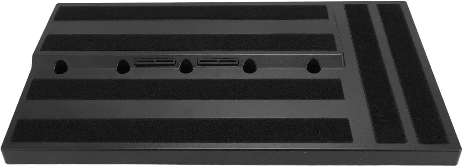 کیف پدال بورد گیتار Jiawu، پدال بورد افکت جمع و جور و کاربردی برای خانه، مدرسه و اجرای زنده، 55x27x7 سانتی متر، ABS