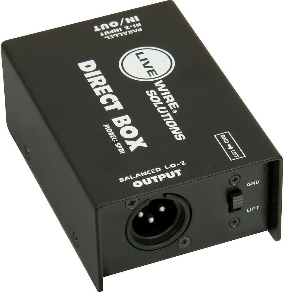 جعبه مستقیم پسیو Livewire SPDI با پد تضعیف