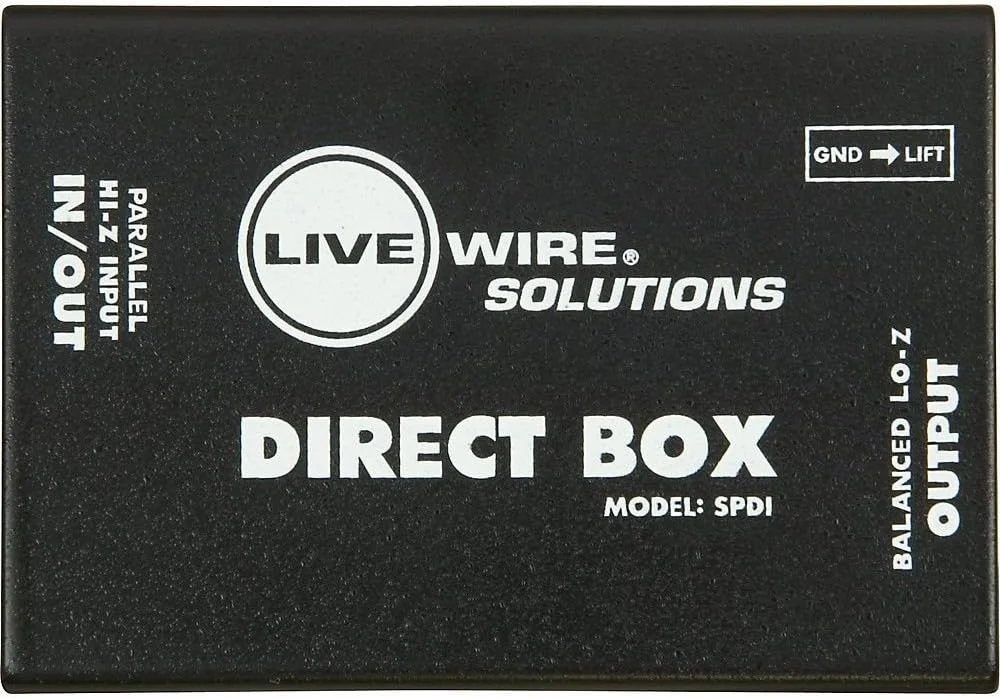 جعبه مستقیم پسیو Livewire SPDI با پد تضعیف