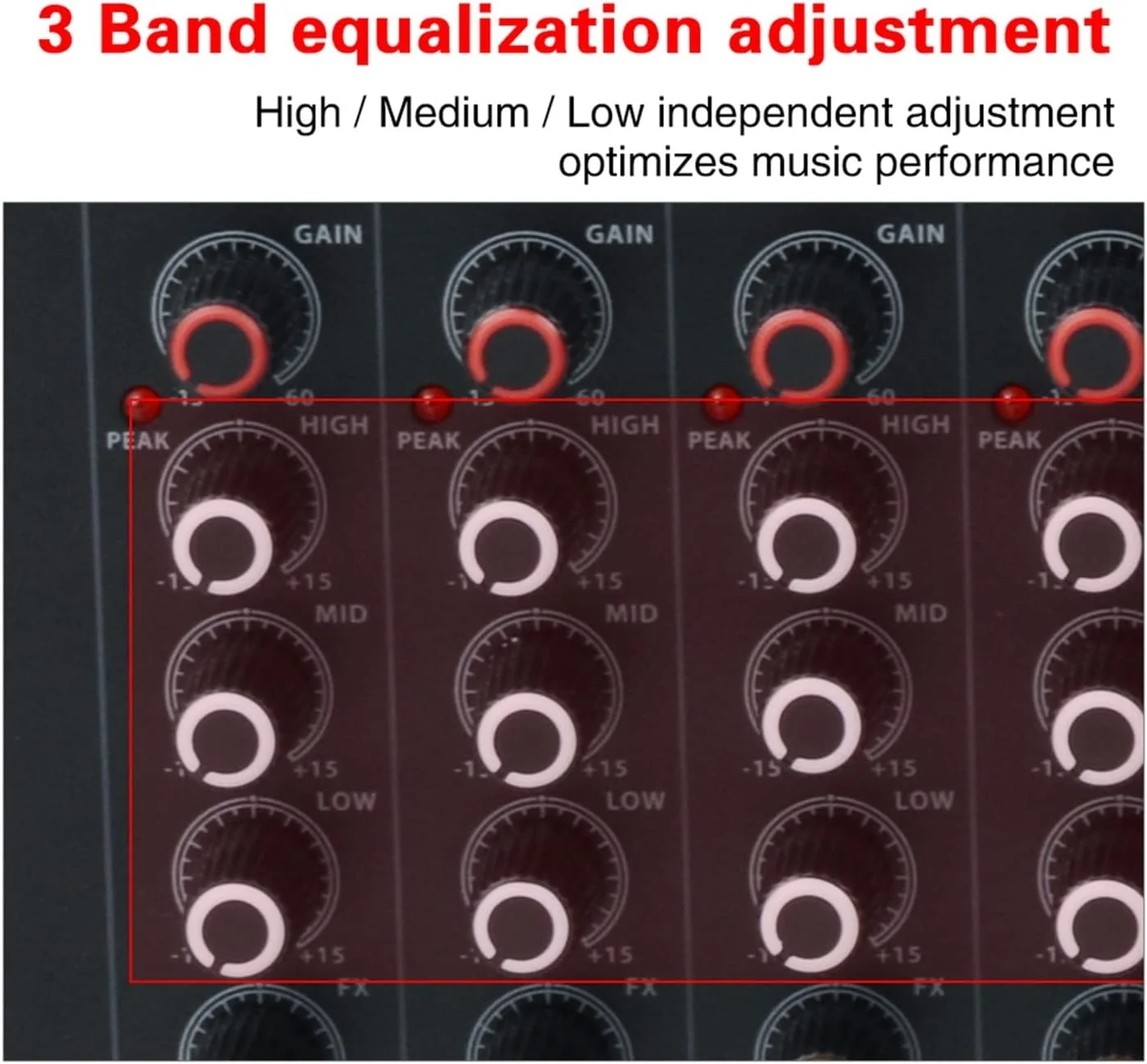 تجهیزات DJ حرفه ای برای مهمانی، میکسر 12 کانال با سوییچ های Mute و PFL، نمایشگر دیجیتال، ضبط از طریق بلوتوث، اکولایزر 3 باندی، 16 افکت DSP