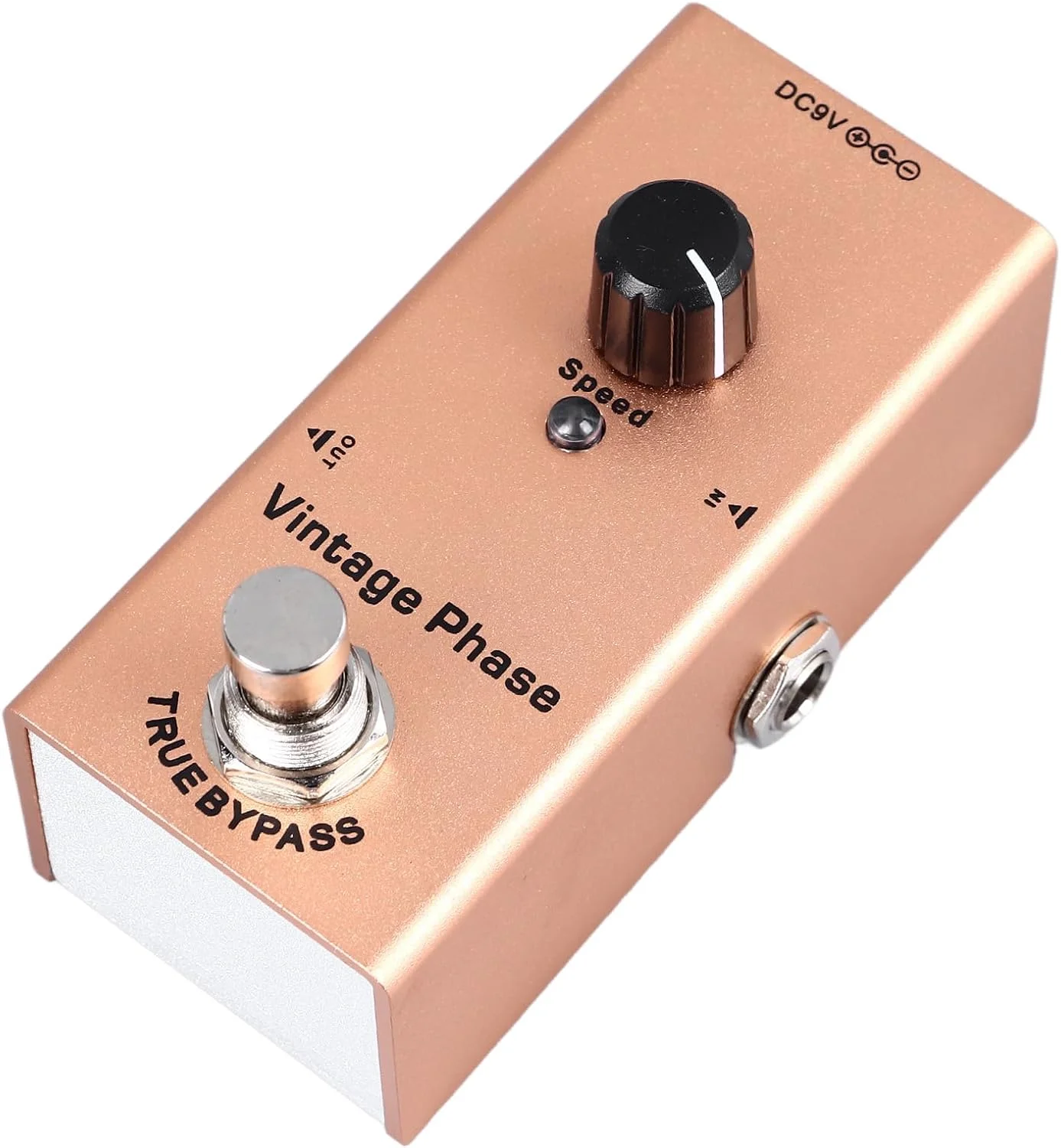 پدال افکت گیتار الکتریکی کوچک Fafeicy، دقیق و قابل تنظیم، آلیاژ آلومینیوم، تک نوع قابل حمل، سازگار با انواع گیتارهای الکتریکی (فاز قدیمی (06))