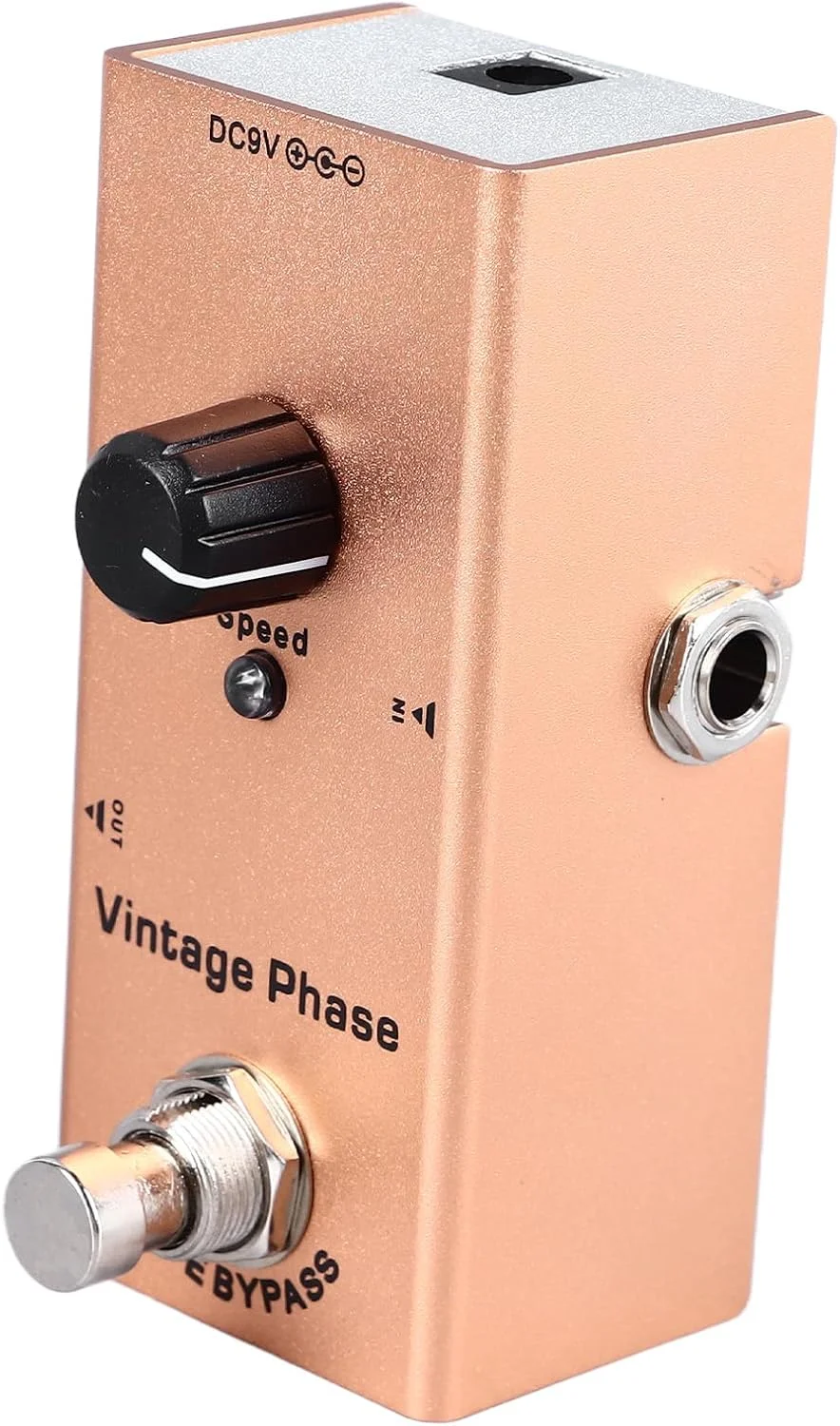 پدال افکت گیتار الکتریکی کوچک Fafeicy، دقیق و قابل تنظیم، آلیاژ آلومینیوم، تک نوع قابل حمل، سازگار با انواع گیتارهای الکتریکی (فاز قدیمی (06))