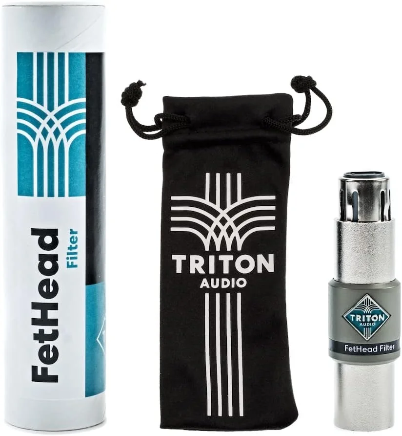 فیلتر صوتی تریتون FetHead، یک پری امپ فانتوم پاور با فیلتر بالاگذر برای صدای واضح و متعادل، ایده آل برای میکروفون های ریبون و دینامیک