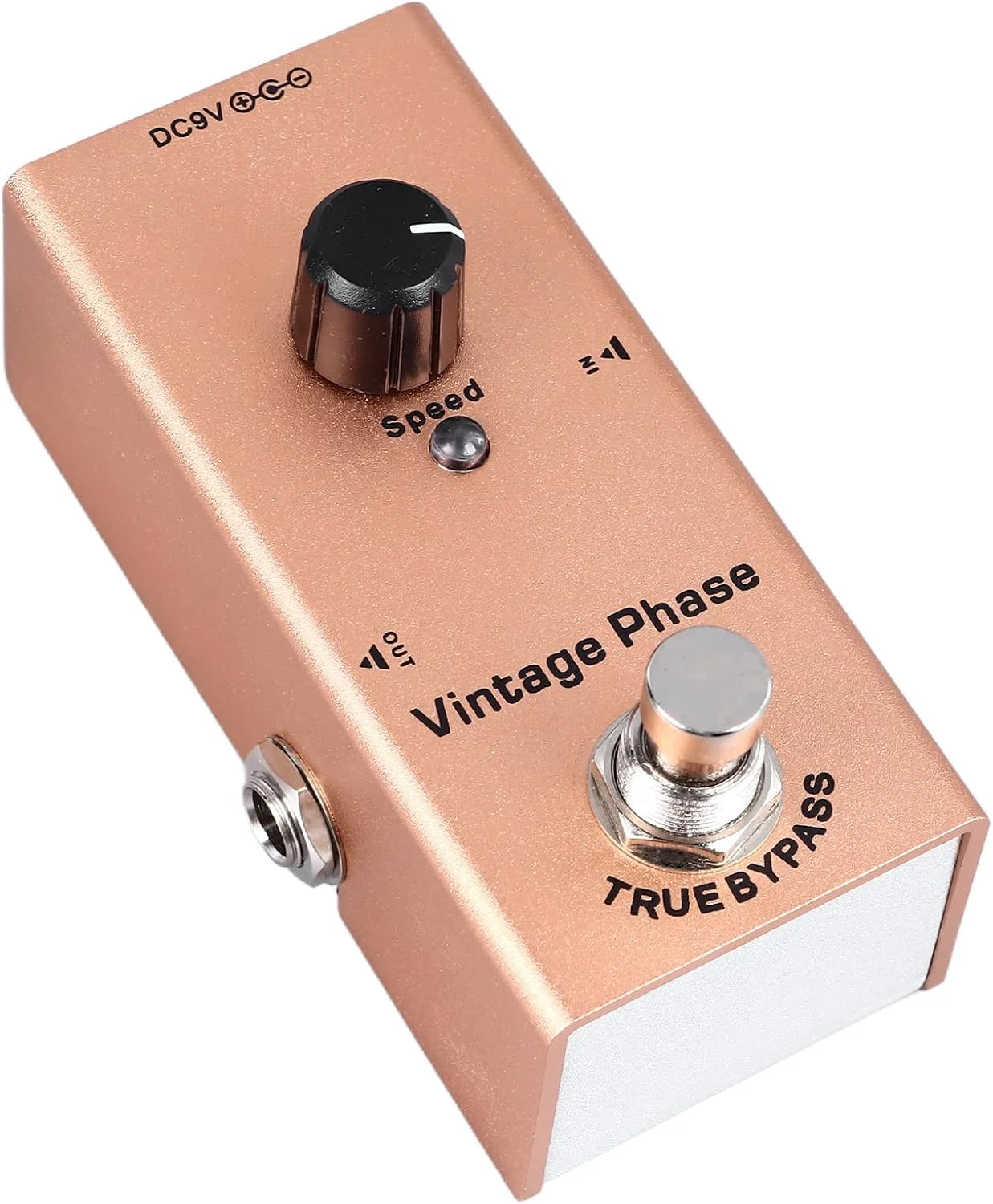 پدال افکت گیتار الکتریکی کوچک Fafeicy، دقیق و قابل تنظیم، آلیاژ آلومینیوم، تک نوع قابل حمل، سازگار با انواع گیتارهای الکتریکی (فاز قدیمی (06))