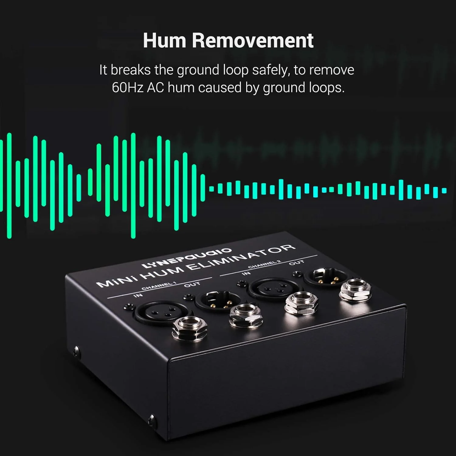 حذف کننده هام فشرده ERTG، جعبه از بین برنده وزوز غیرفعال 4 کانال