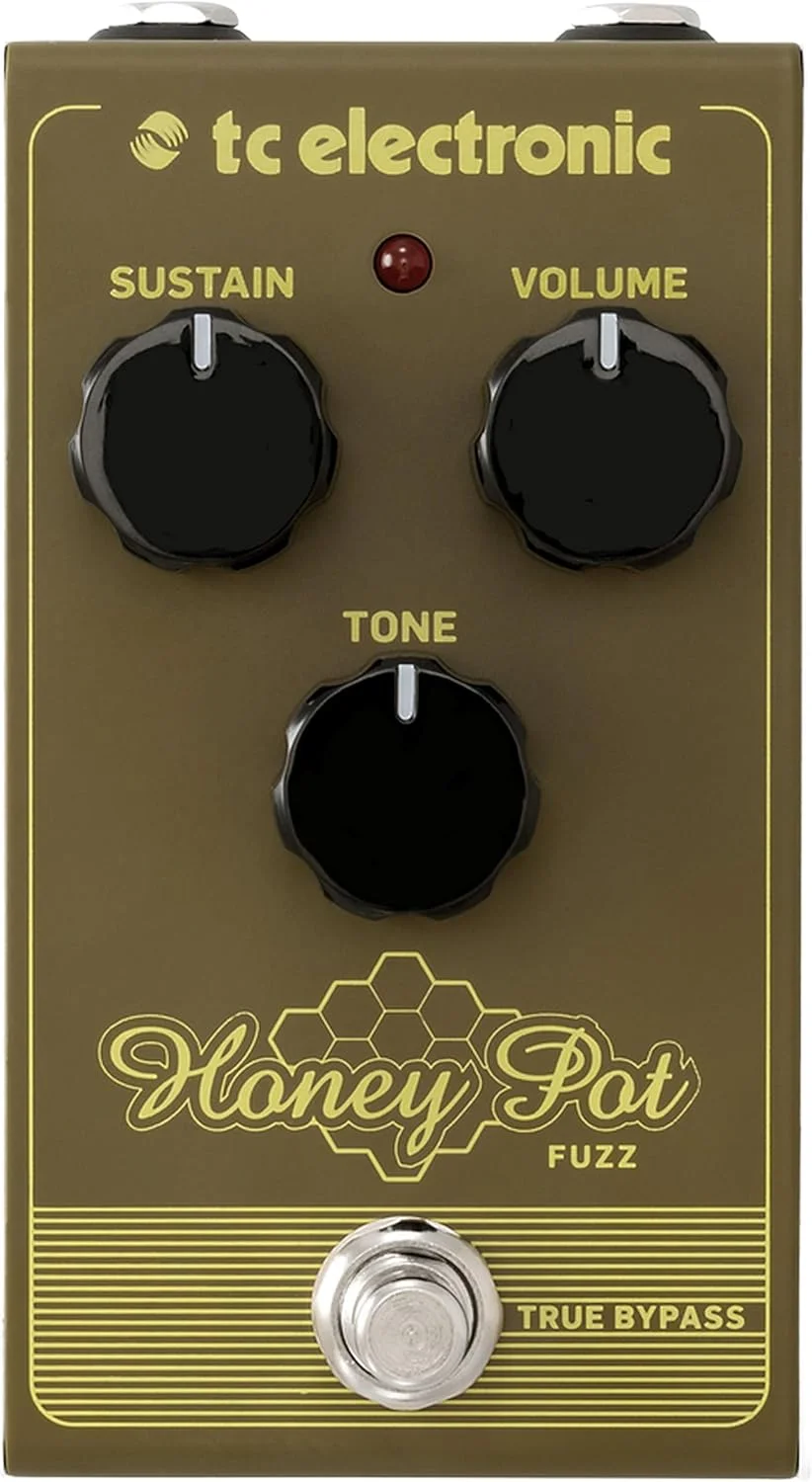 پدال فاز TC Electronic HONEY POT FUZZ با طعم وینتیج، دیواری عظیم از صداها و ساستین طولانی