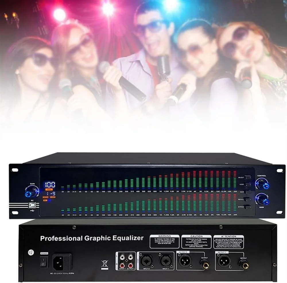 میکسر صوتی استریو، اکولایزر، کنترلر افکت متعادل 31 باندی، میکسر دیجیتال DJ، پردازنده حذف فیدبک DSP استیج (888s)