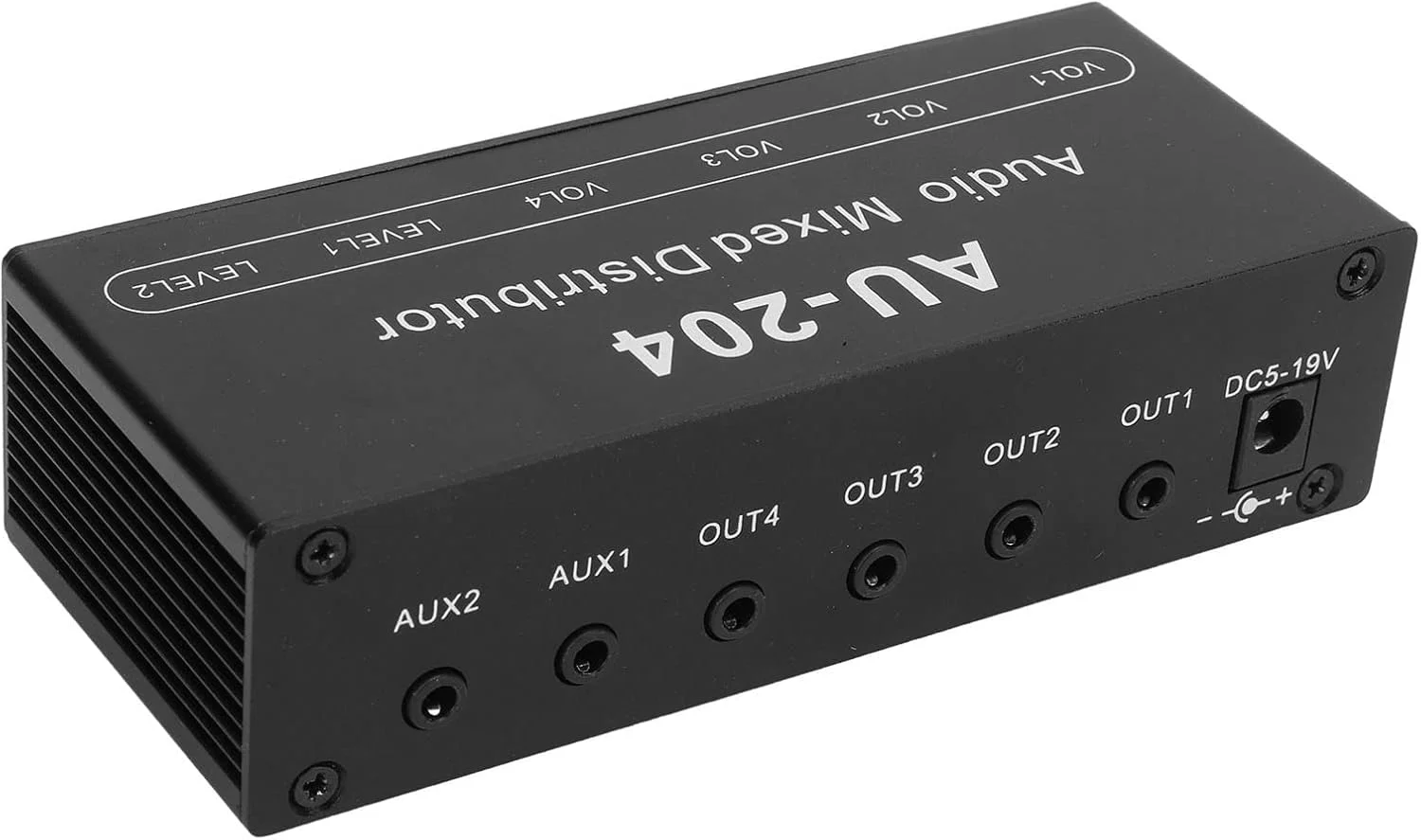 جعبه تقسیم کننده صوتی استریو کوچک Elprico، تقویت کننده هدفون برای کنترل موسیقی، 2 ورودی 4 خروجی