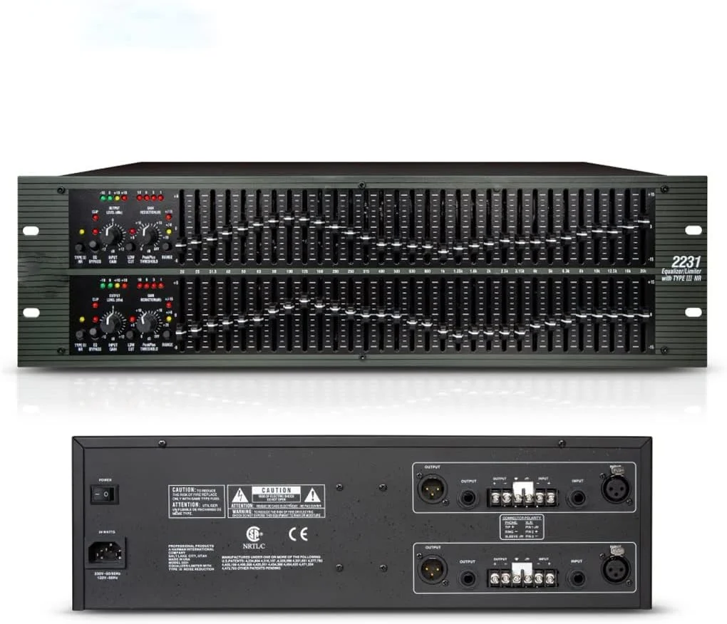 اکولایزر حرفه ای دوگانه/اکولایزر 31 دوتایی/کنفرانس/اکولایزر استیج 231 DBX