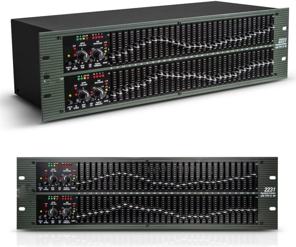 اکولایزر حرفه ای دوگانه/اکولایزر 31 دوتایی/کنفرانس/اکولایزر استیج 231 DBX