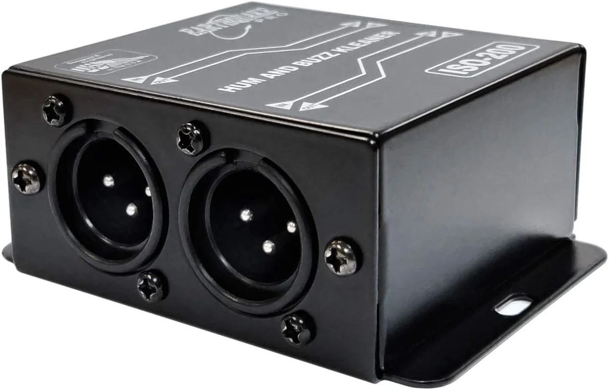 نویزگیر و مبدل سیگنال آر سی ای به ایکس ال آر 600 اهم ارت کوئیک ساند مدل ISO-200