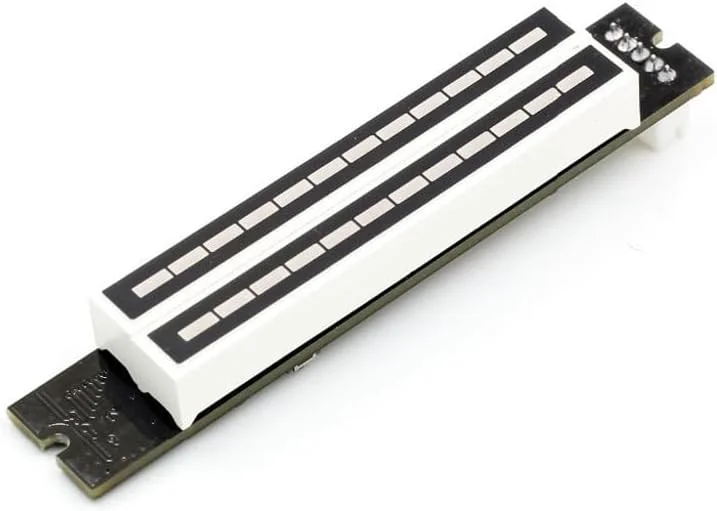 کیت ماژول نشانگرهای LED دوتایی 12 سطح سرعت نور قابل تنظیم متر نشانگرهای طیف صدای استریو