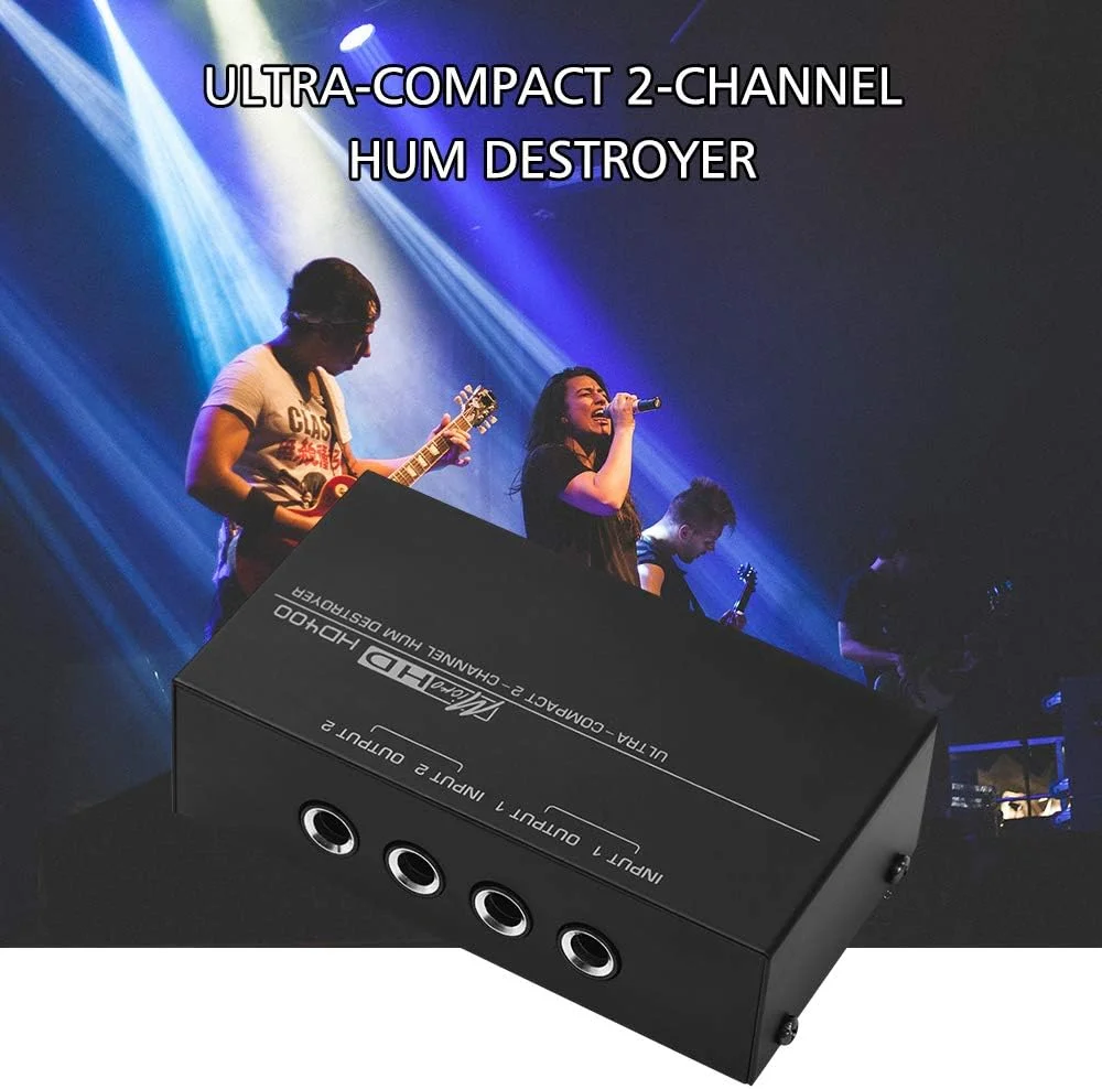از بین برنده هام فشرده، از بین برنده هام 2 کاناله فوق فشرده فیلتر حذف نویز با ورودی و خروجی TRS 1/4 اینچی
