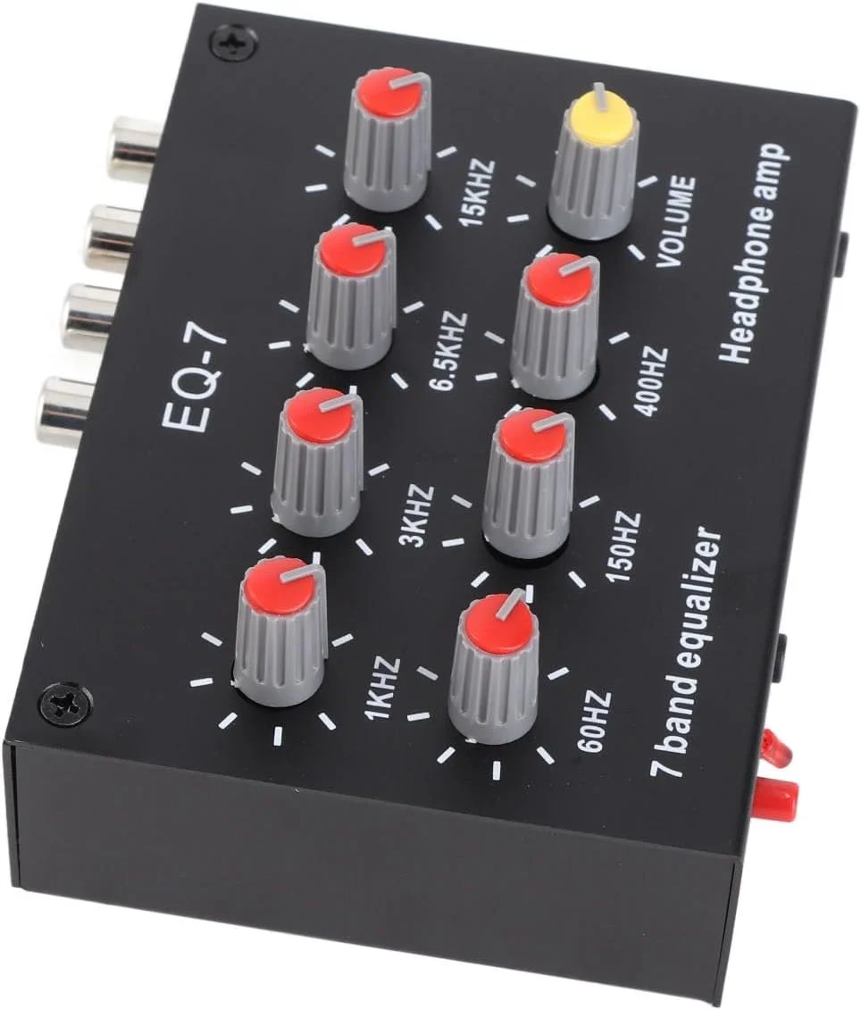 اکولایزر صوتی 7 باندی خودرو Denash، اکولایزر 7 باندی با قابلیت تنظیم خروجی و ورودی باس برای خودرو