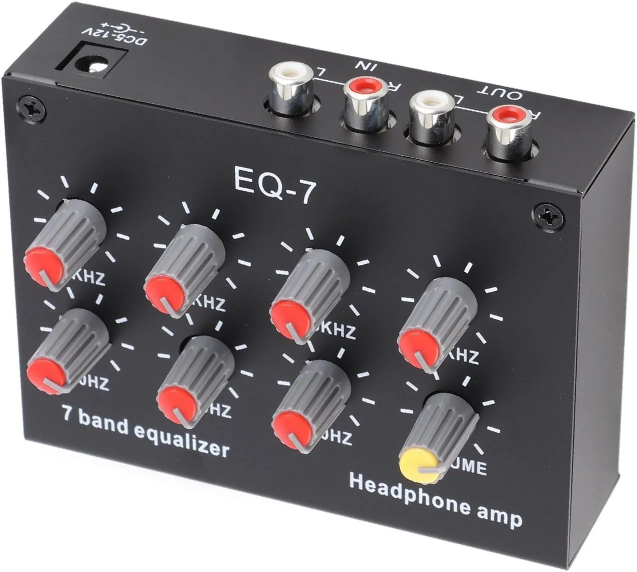 اکولایزر صوتی 7 باندی خودرو Denash، اکولایزر 7 باندی با قابلیت تنظیم خروجی و ورودی باس برای خودرو