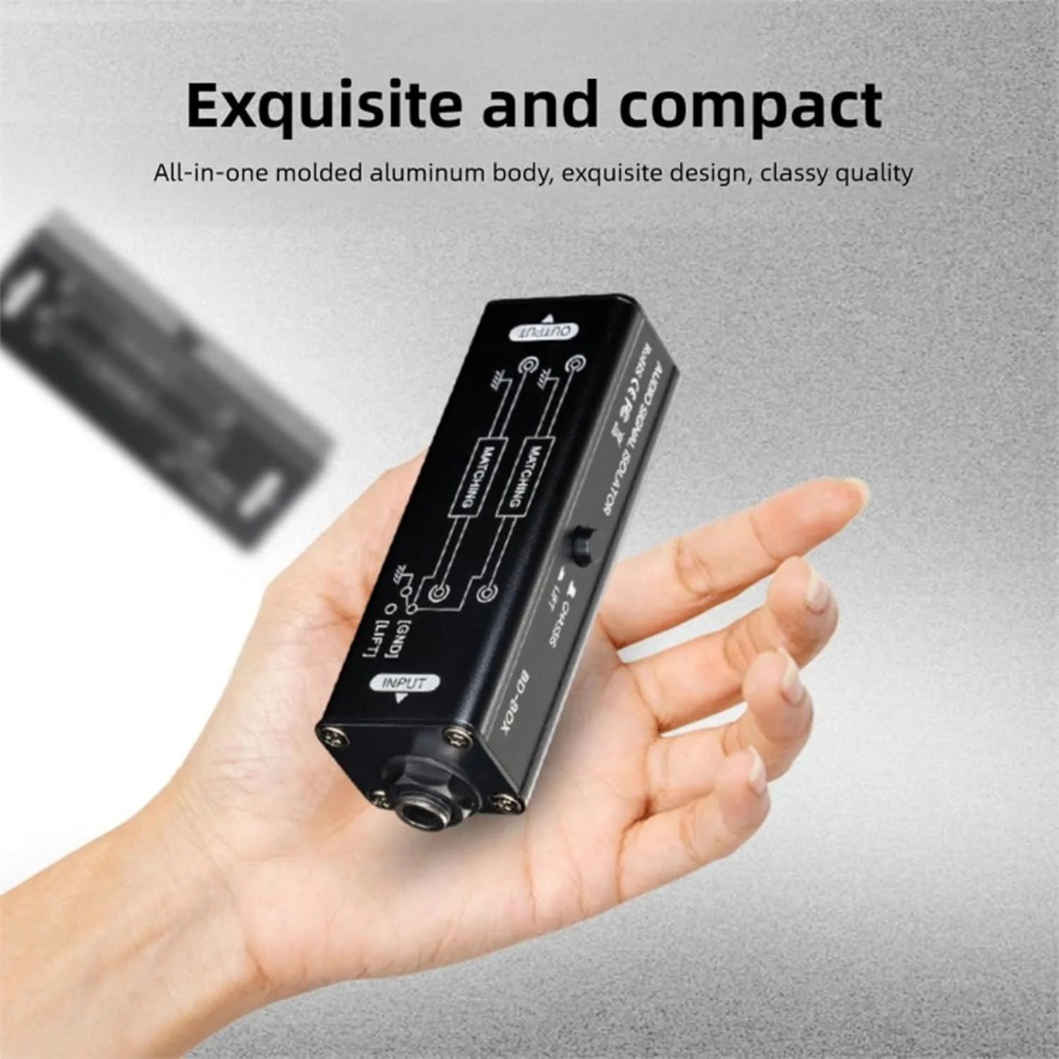 فیلتر حذف نویز صدای 6.35 میلیمتری Cryfokt برای سیستم صوتی خودرو و منزل، کاهش نویز برای بازتولید صدای شفاف، حالتهای اتصال به زمین HUB و CHASSIS فیلتر حذف نویز صدای 6.35 میلیمتری Cryfokt برای سیستم صوتی خودرو و منزل، کاهش نویز برای بازتولید صدای شفاف، حالتهای اتصال به زمین HUB و CHASSIS