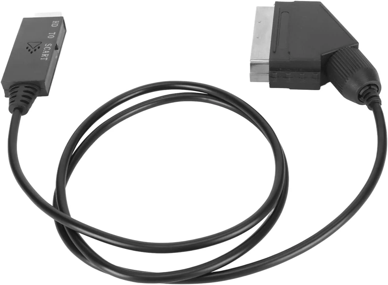 کابل تبدیل رابط چند رسانه ای HD به SCART برای تلویزیون VHS DVD، اتصال و پخش، پشتیبانی از PAL NTSC کابل تبدیل رابط چند رسانه ای HD به SCART برای تلویزیون VHS DVD، اتصال و پخش، پشتیبانی از PAL NTSC