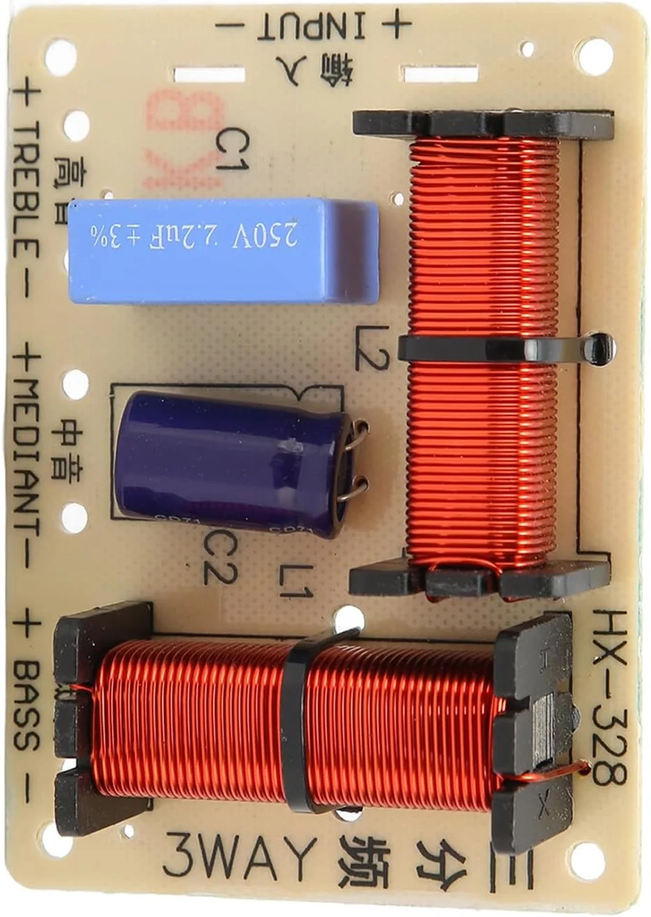 کراس اوور 3 راهه، تقسیم کننده فرکانس، بهبود کیفیت صدا، تخته مید-بیس حرفه ای