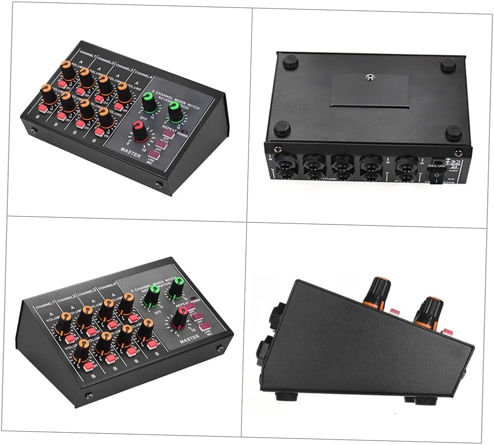 میکسر صدای 8 کاناله مونو/استریو مدل M-228A با سایز جمع و جور و عملکرد Reverb و برش فرکانس 60 هرتز