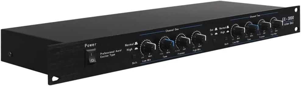 پردازشگر صوتی دو کاناله، تجهیزات صوتی حرفه‌ای برای مدیریت بلندگو و استیج