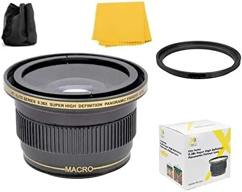 لنز فیش آی پانوراما سری الیت Digitalsaleonline Xit 0.38x برای دوربین های نیکون D5600 D3400 با لنز AF-P DX NIKKOR 18-55mm f/3.5-5.6G