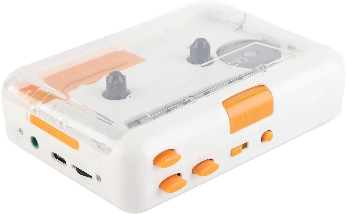 تبدیل کننده کاست USB، پخش کننده نوار کاست، تبدیل نوار به MP3، پخش کننده قابل حمل نوار موسیقی MP3 با هدفون برای کامپیوتر، اتصال و پخش