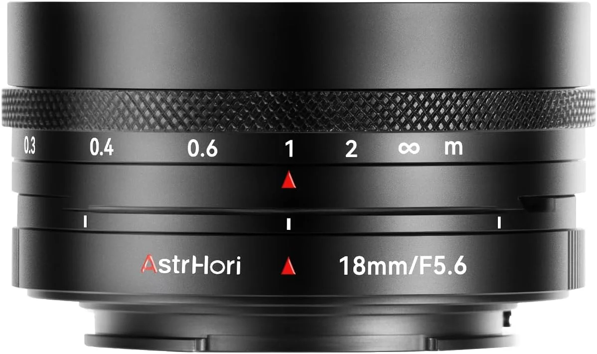 لنز پرایم واید انگل دستی AstrHori 18mm F5.6 APS-C Shift برای دوربین های بدون آینه نیکون Z مانت