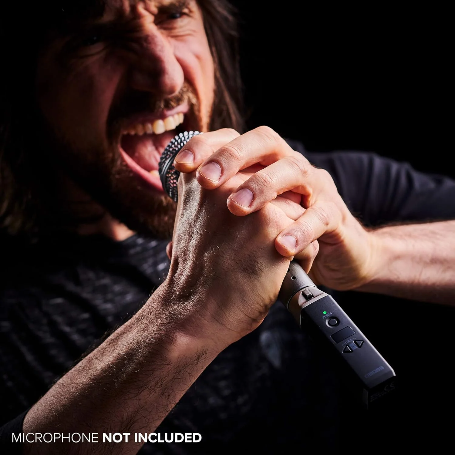 سیستم میکروفون بی سیم BOSS Wl-30Xlr | گیرنده و فرستنده با باتری ممتاز برای صدای بی سیم با تأخیر فوق العاده کم، تا 70 متر