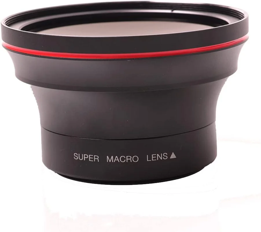 لنز زاویه باز حرفه ای 0.43x با قسمت ماکرو برای لنز دوربین کانن، نیکون و سونی (49mm 52mm 55mm 58mm)