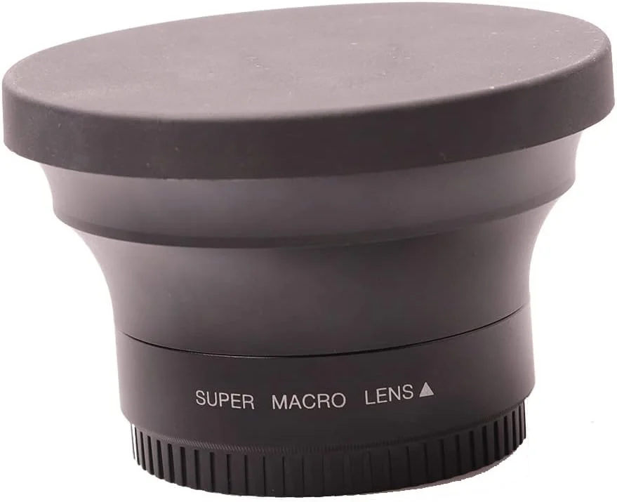 لنز زاویه باز حرفه ای 0.43x با قسمت ماکرو برای لنز دوربین کانن، نیکون و سونی (49mm 52mm 55mm 58mm)