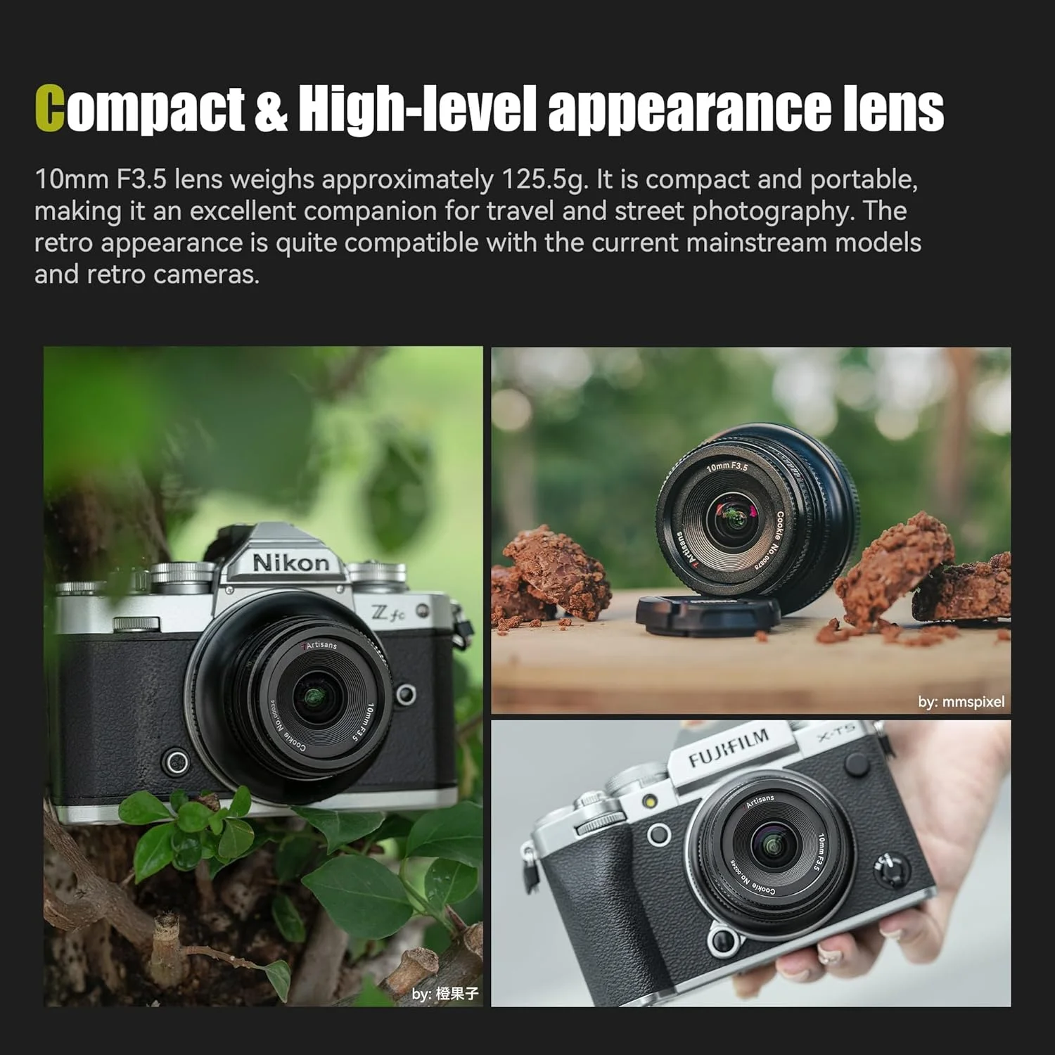 لنز ثابت 10mm F3.5 واید انگل 7artisans MF برای دوربین های بدون آینه APS-C، سازگار با نیکون Z Zfc Z50 Z30 لنز ثابت 10mm F3.5 واید انگل 7artisans MF برای دوربین های بدون آینه APS-C، سازگار با نیکون Z Zfc Z50 Z30