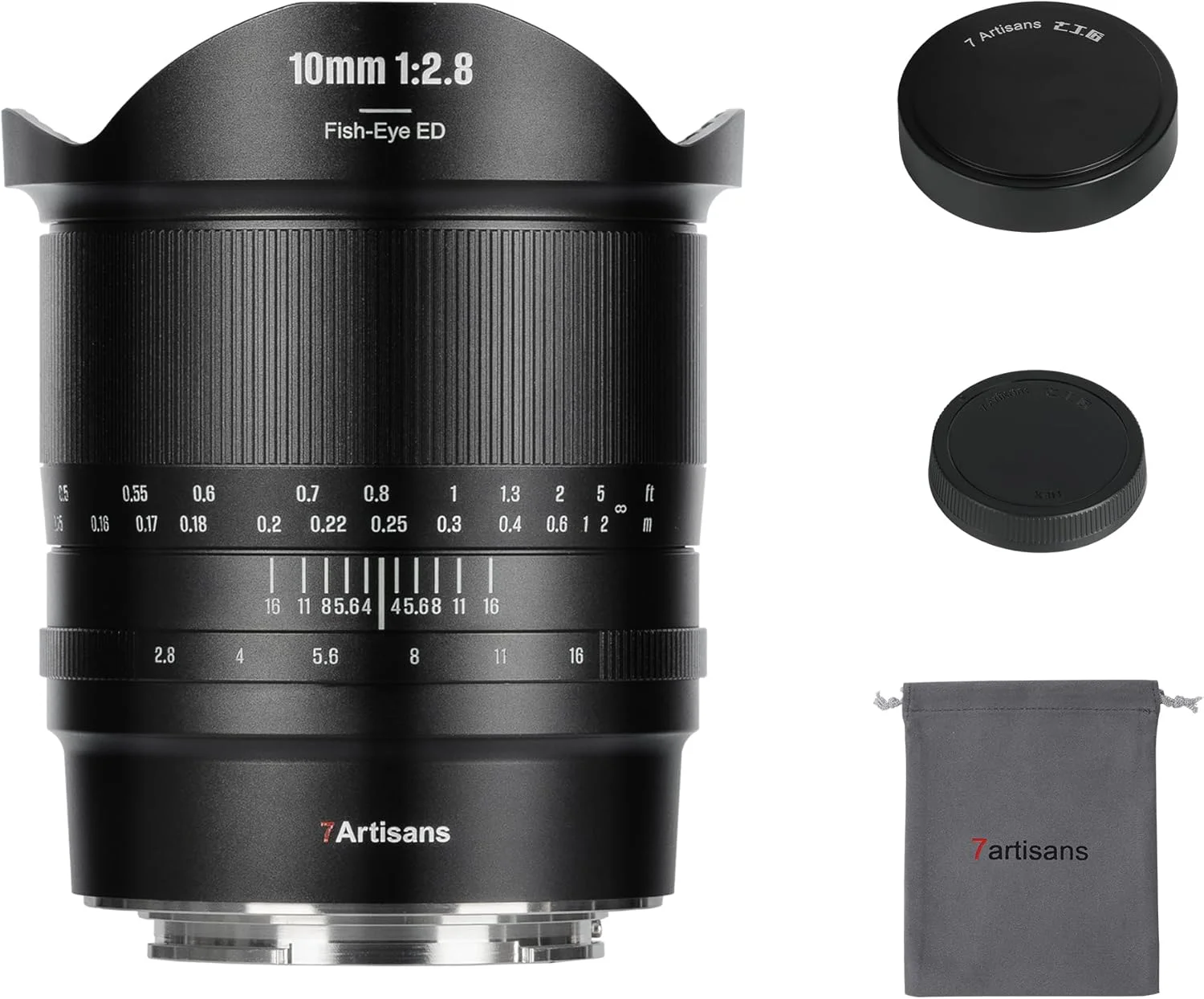 لنز چشم‌ماهی الترا واید 10mm F2.8 II فول فریم 7artisans با زاویه دید 185 درجه و فوکوس دستی برای دوربین‌های بدون آینه نیکون با مانت Z مدل‌های Z7II/Z6II/Z5/Z6/Z7/Z9
