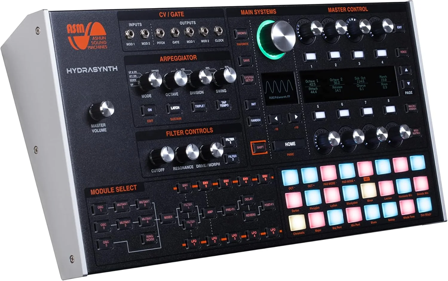 سینتی سایزر رومیزی دیجیتال پلی فونیک ASM Ashun Sound Machines Hydrasynth