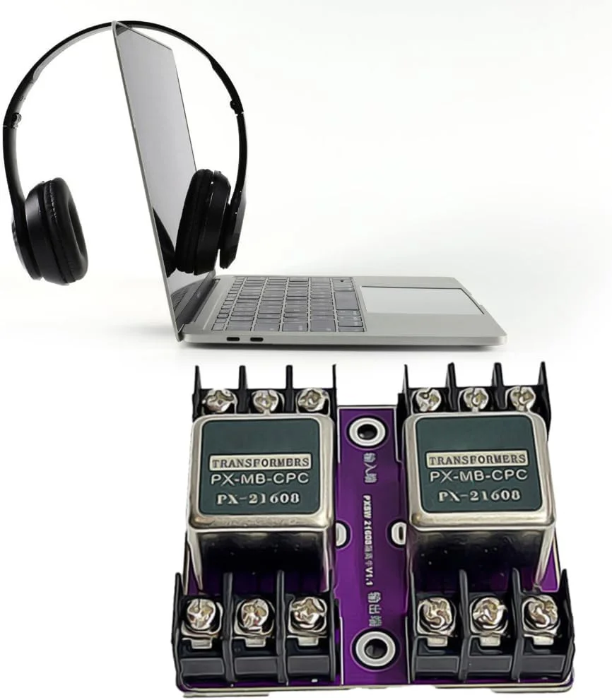 ایزولاتور صوتی تبدیل متوازن و نامتوازن 21608 پرمالوی، تغییر دهنده ولتاژ ایزولاسیون صدا 600:600 20Hz-20KHz