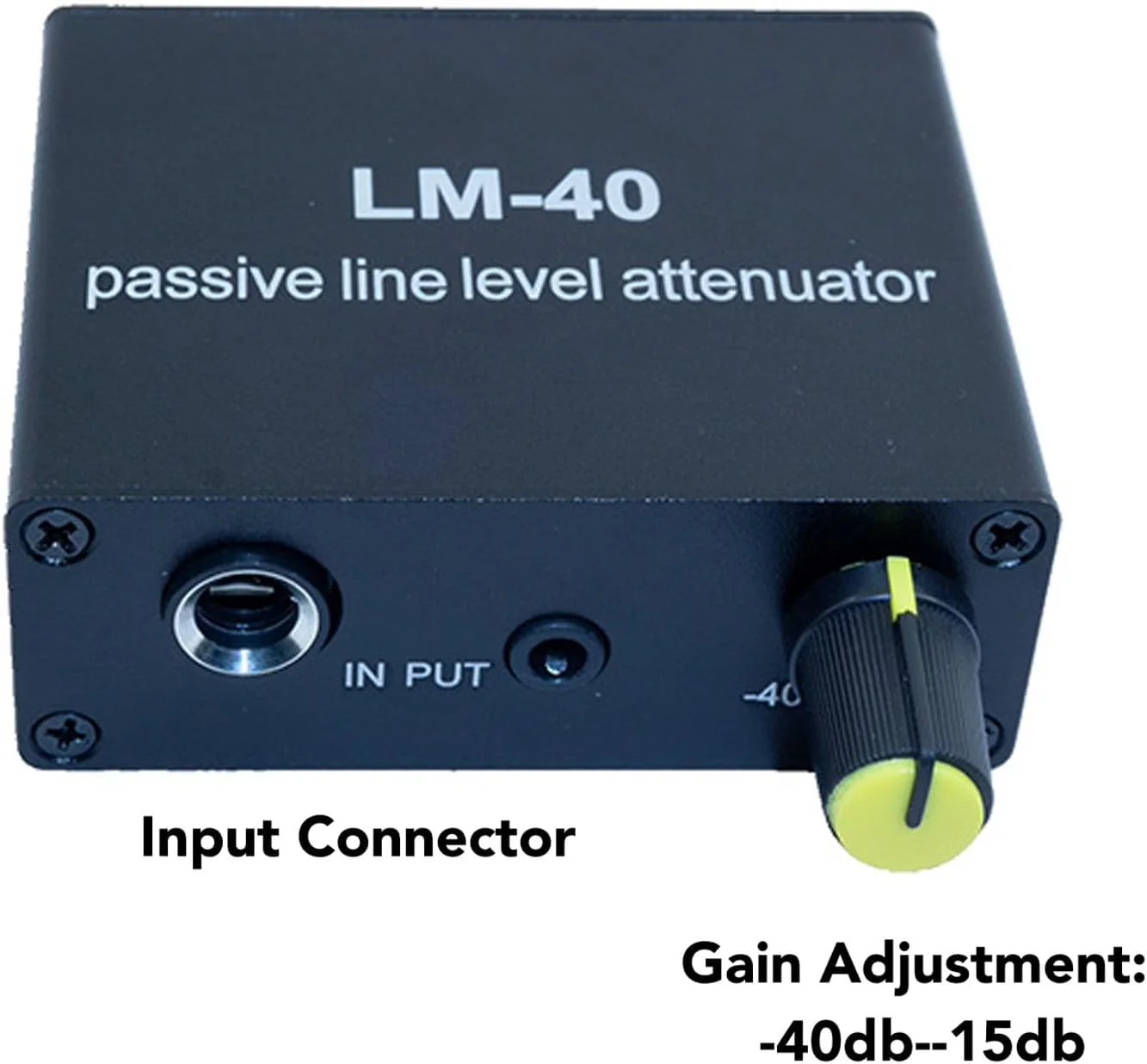 تضعیف کننده صدا پسیو با کابل خروجی 3.5 میلی متری، کنترل حجم صدای قابل تنظیم