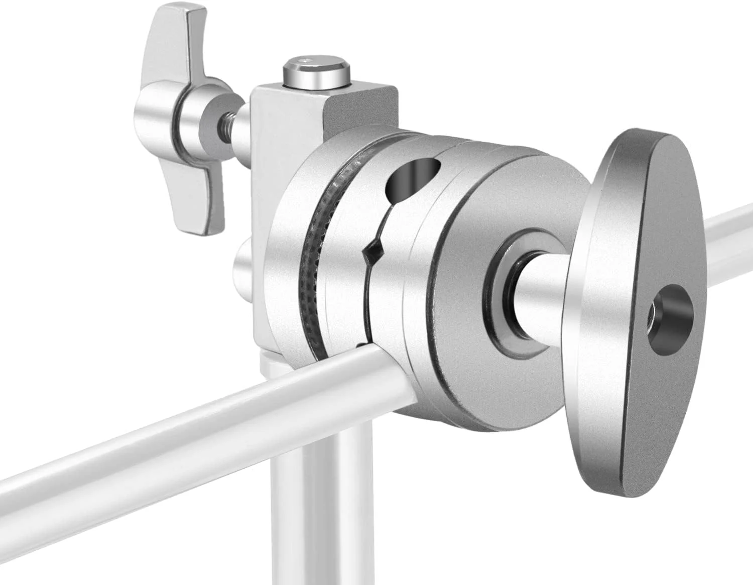 نگهدارنده سر گردان چند منظوره 2.5 اینچی با آداپتور نصب فولادی برای پایه نور، بازوی بوم و سایر تجهیزات عکاسی نگهدارنده سر گردان چند منظوره 2.5 اینچی با آداپتور نصب فولادی برای پایه نور، بازوی بوم و سایر تجهیزات عکاسی